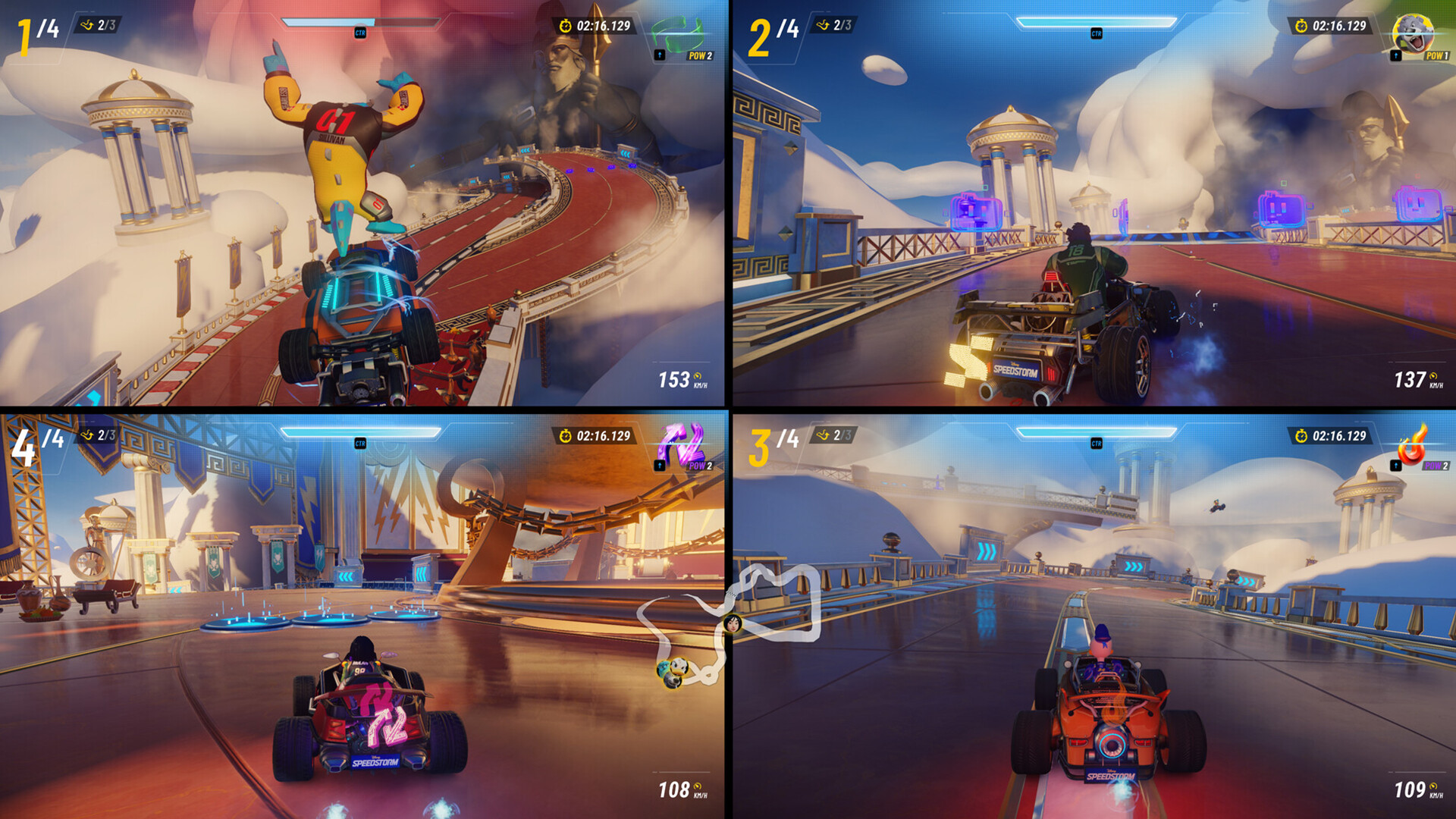 Disney Speedstorm: confira (um pouquinho) de gameplay do jogo de kart da  Disney - Arkade