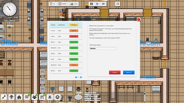 Скриншот из Outsourcing - IT company simulator