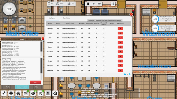 скриншот Outsourcing - IT company simulator 2