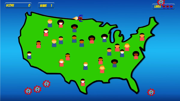 Covid Chaos game for Linux 1