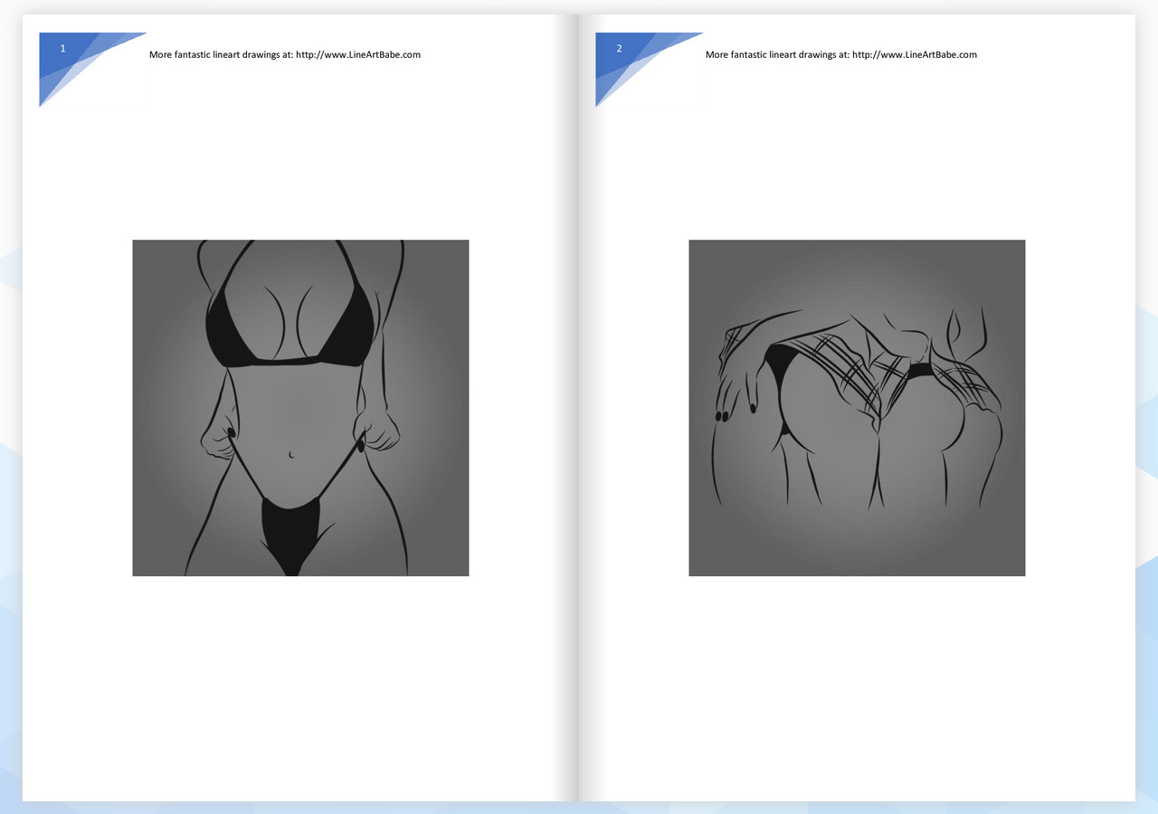 LineArt Jigsaw Puzzle - Erotica ArtBook #0