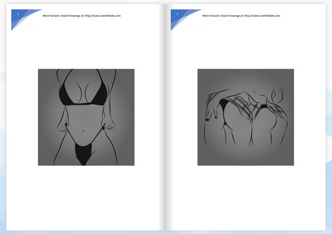 скриншот LineArt Jigsaw Puzzle - Erotica ArtBook 0