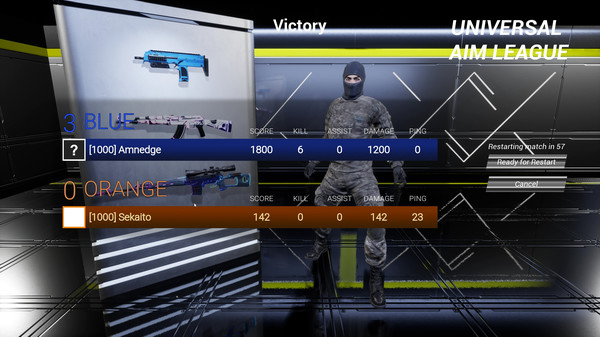 Скриншот из UAL: Universal AIM League