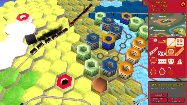 Red Trains game for Linux 1