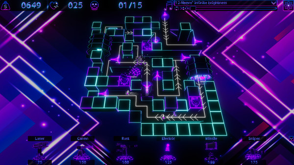 скриншот Neonverse Defenders 4
