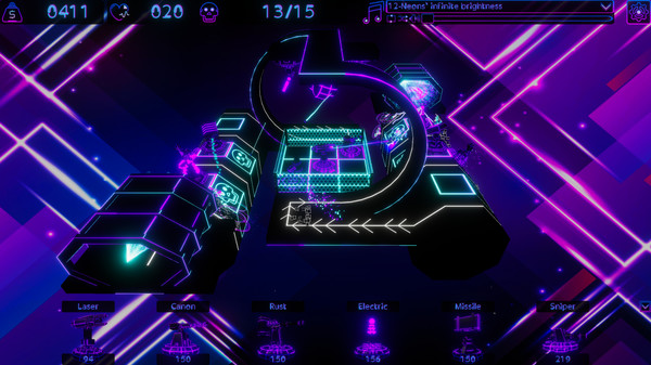 скриншот Neonverse Defenders 2