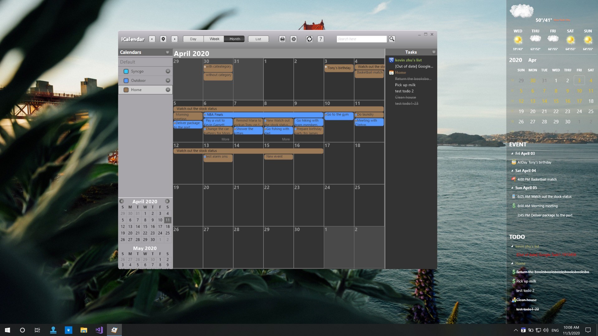 SyncGo Desktop Calendar #4