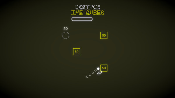 Destroy The Cubes - Minimalist Puzzle game for windows Pc 1