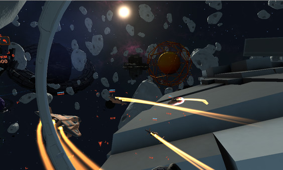 VR Spaceship Battle game for Linux 1