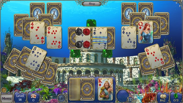 скриншот Jewel Match Atlantis Solitaire 2 - Collector's Edition 0