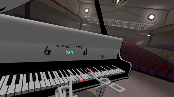 скриншот VR Pianist 2