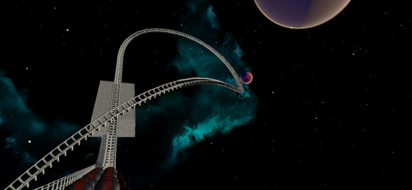 скриншот VR Galactic Roller Coaster 1