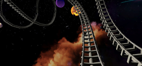 скриншот VR Galactic Roller Coaster 3
