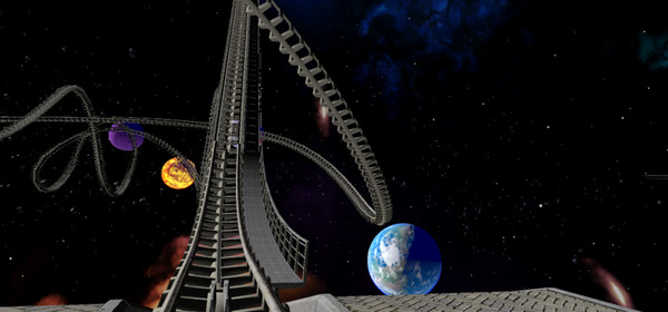 скриншот VR Galactic Roller Coaster 0