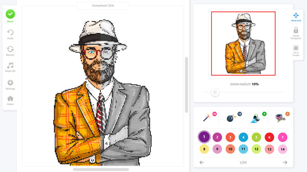 Pixel Art Coloring Book game for Linux 1