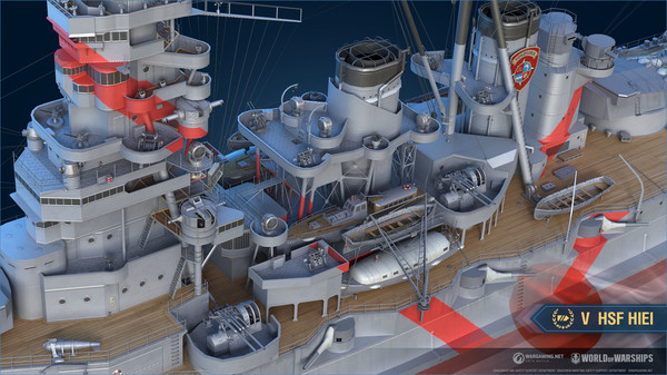 скриншот World of Warships — HSF Hiei 4