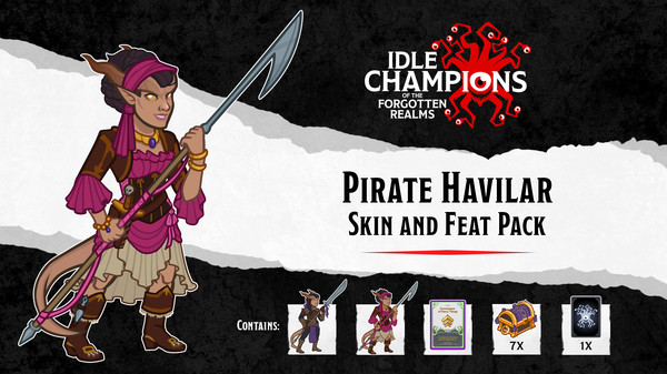 【图】Pirate Havilar Skin & Feat Pack(截图1)