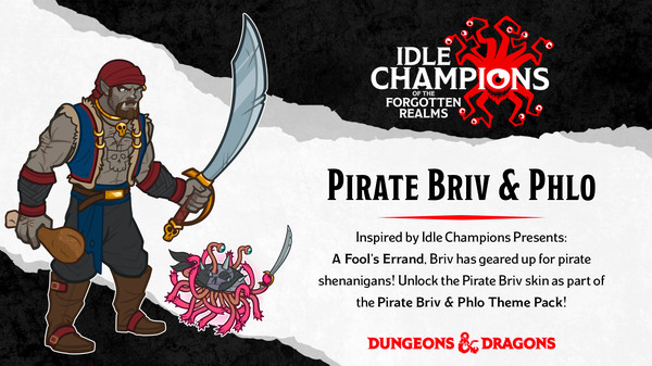 скриншот Idle Champions - Pirate Briv & Phlo Theme Pack 2