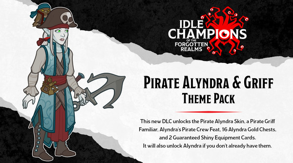 скриншот Idle Champions - Pirate Alyndra & Griff Theme Pack 1