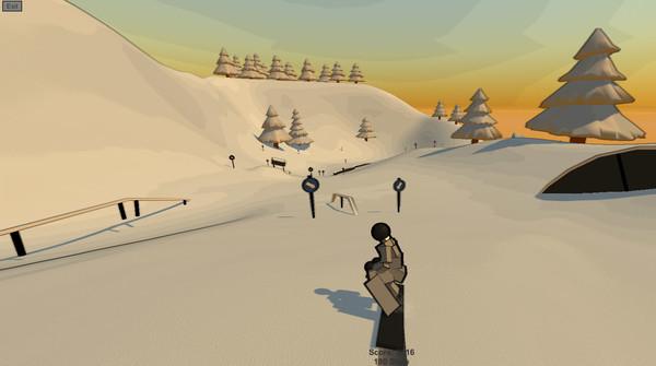 Скриншот из Snowboard