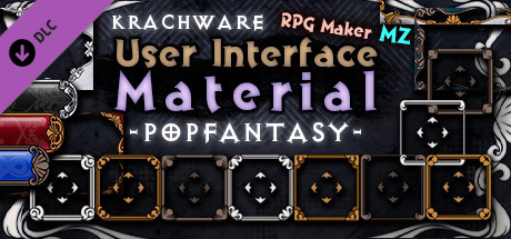 RPG Maker MZ – Krachware User Interface Material POPFANTASY
