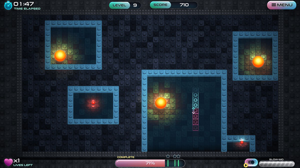 Скриншот из JezzBall Atomic