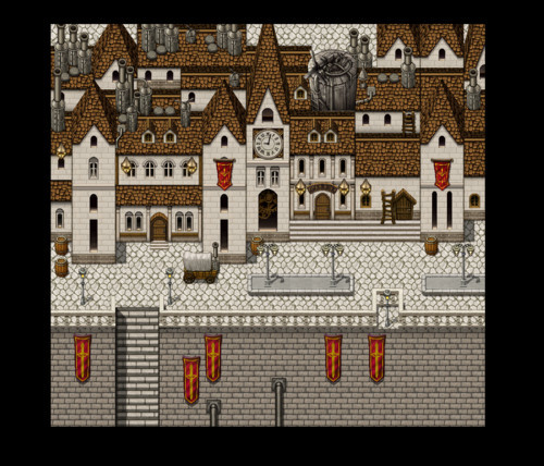 RPG Maker MZ - Steampunk Town Tiles #2