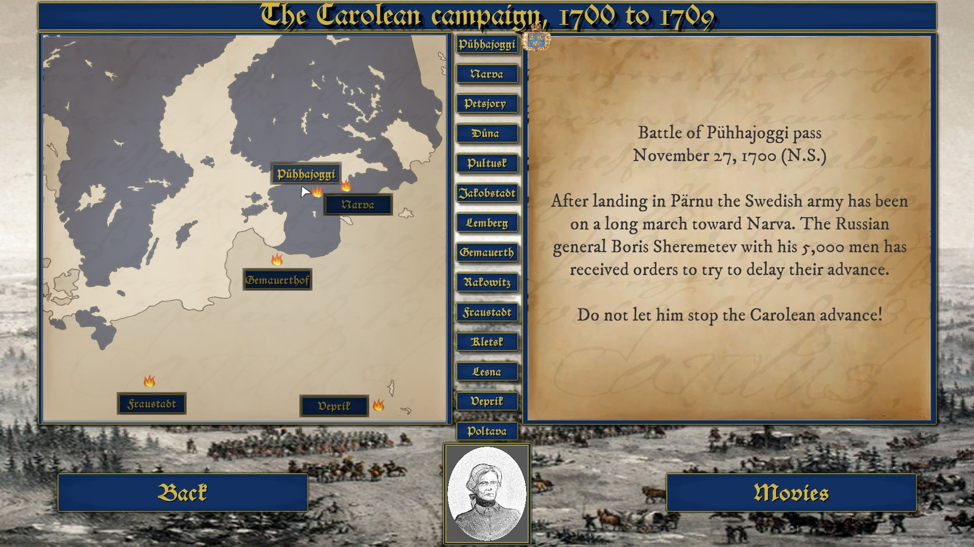 Great Battles of Carolus XII screenshot 1