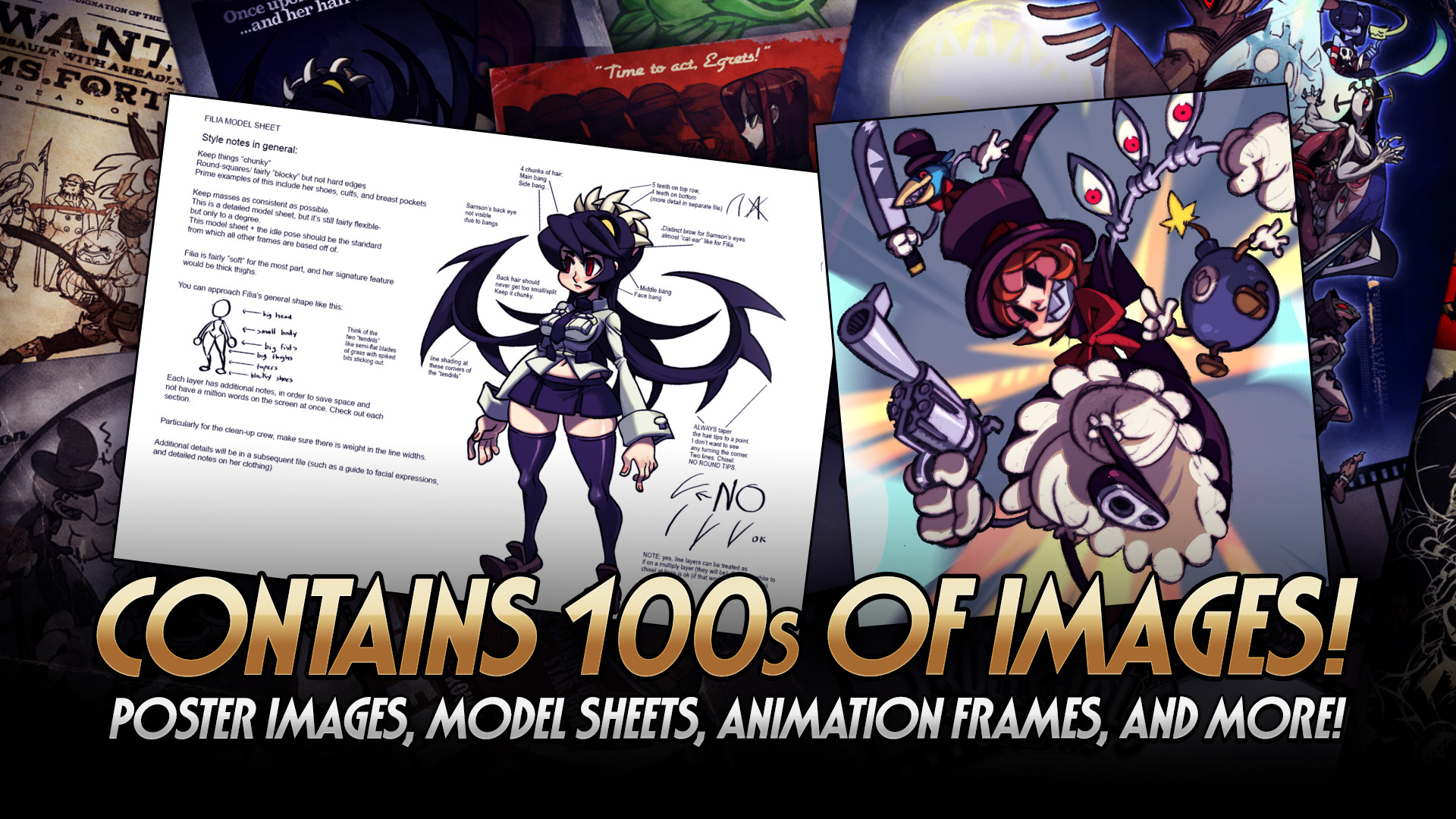 Steam Skullgirls Digital Art Compendium