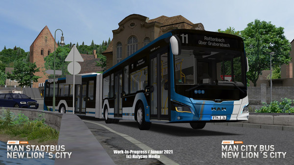 скриншот OMSI 2 Add-on MAN Stadtbus New Lion's City 4