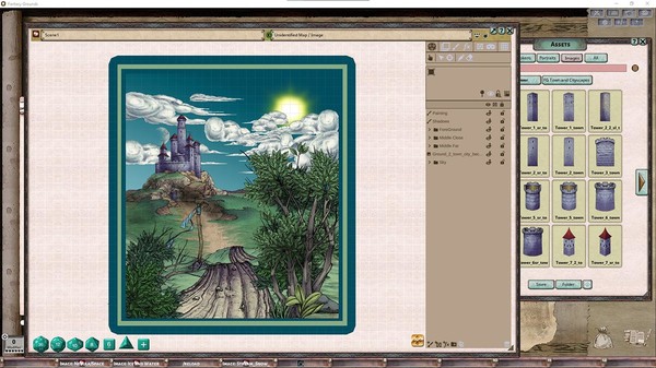 скриншот Fantasy Grounds - FG Town & Cityscapes Map Pack 1