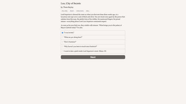 Lux, City of Secrets game for Linux 1