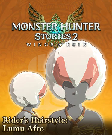 Monster Hunter Stories 2: Wings of Ruin - Rider's Hairstyle: Lumu Afro