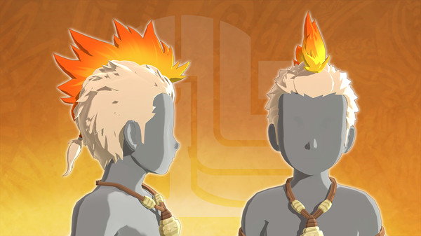 Скриншот из Monster Hunter Stories 2: Wings of Ruin - Rider's Hairstyle: Mohawk Kulu