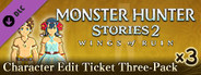 Monster Hunter Stories 2: Wings of Ruin - Character Edit Ticket Three-Pack