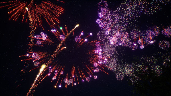 Fireworks Simulator: Realistic game for Linux 1