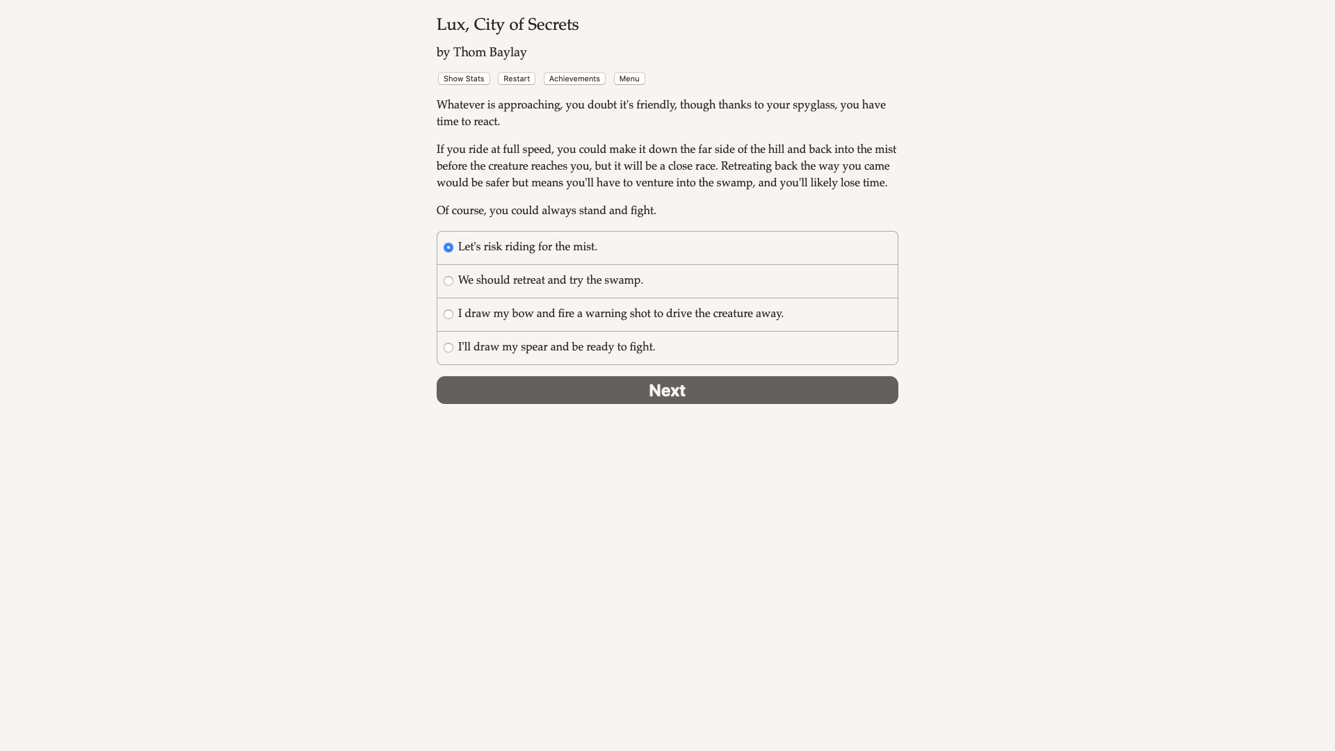 Lux, City of Secrets Demo #4