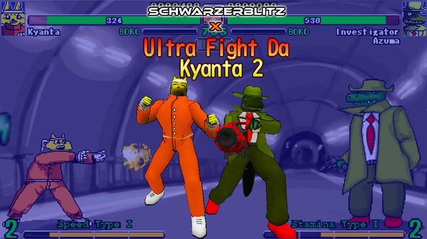 Schwarzerblitz - Ultra Fight Da ! Kyanta 2 Collaboration Costumes