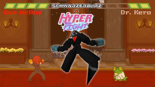 Schwarzerblitz - HYPERFIGHT Collaboration Costume