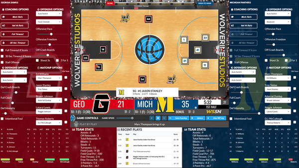 Скриншот из Draft Day Sports: College Basketball 2021