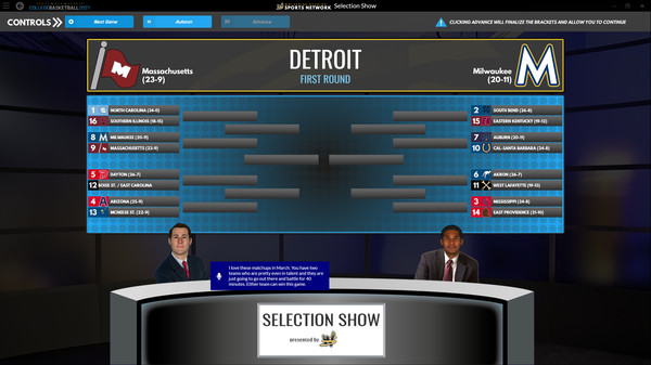 скриншот Draft Day Sports: College Basketball 2021 3