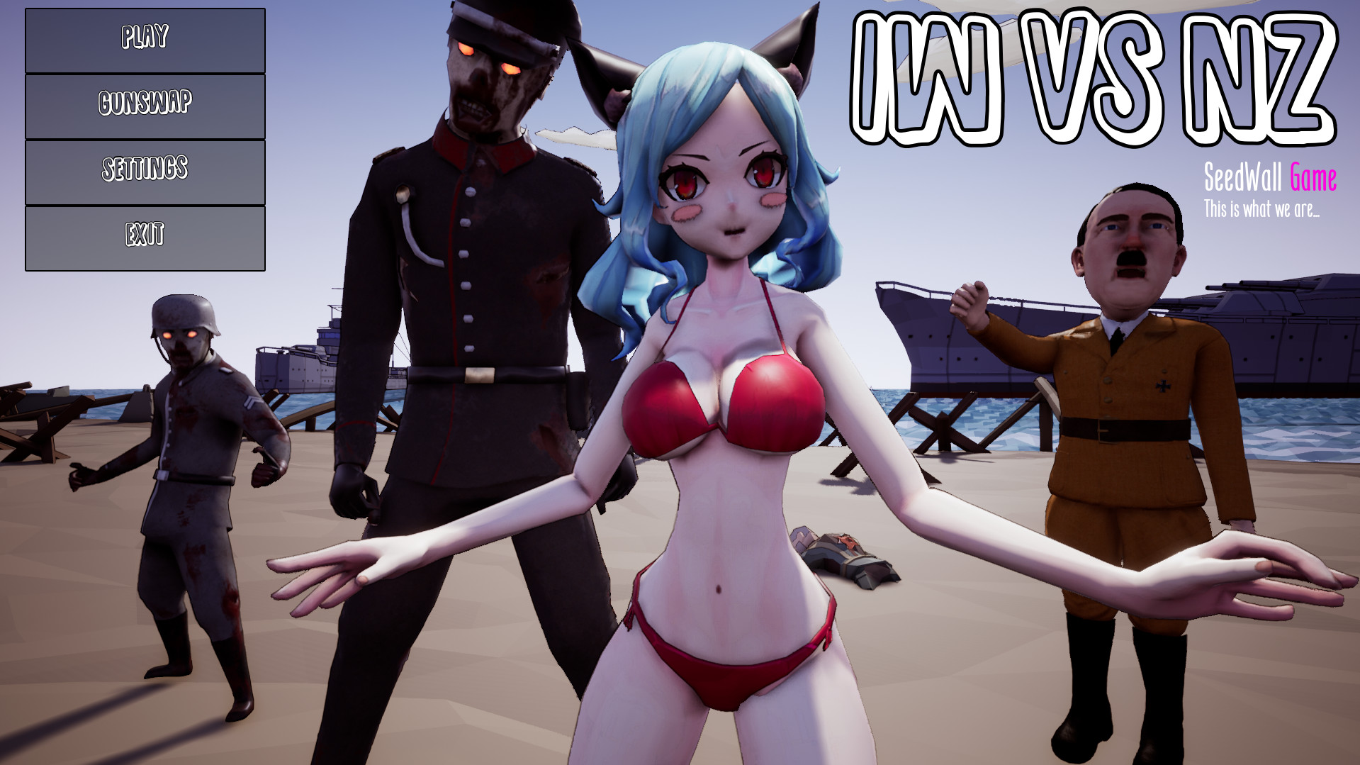 Inglorious Waifu VS Nazi Zombies #8