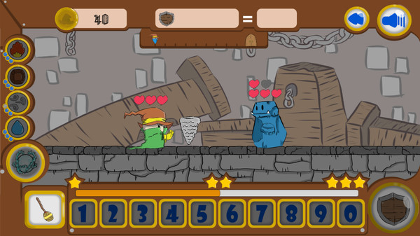 Math Castle game for Linux 1