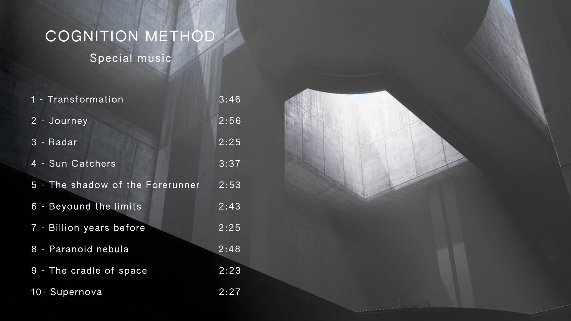 Cognition Method: Initiation Soundtrack #0