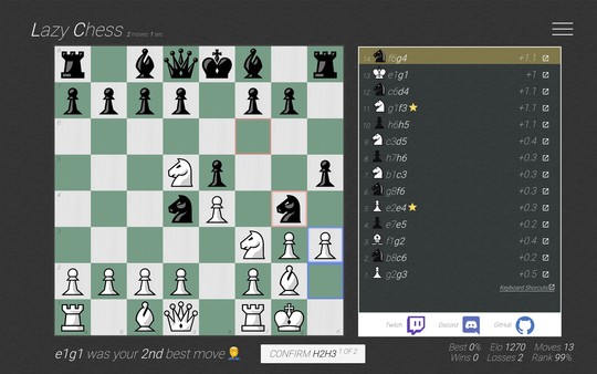 Скриншот из Lazy Chess