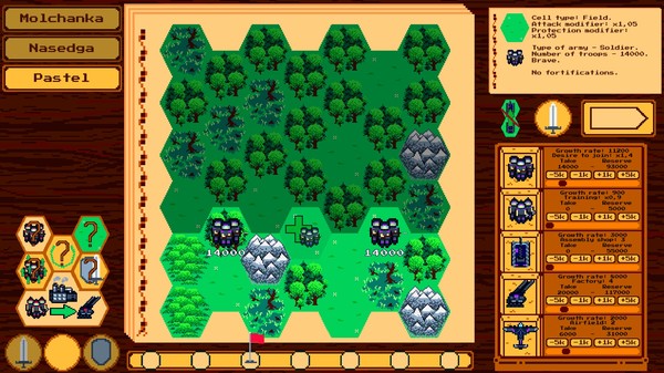 Generals. Positional Warfare game for Linux 1