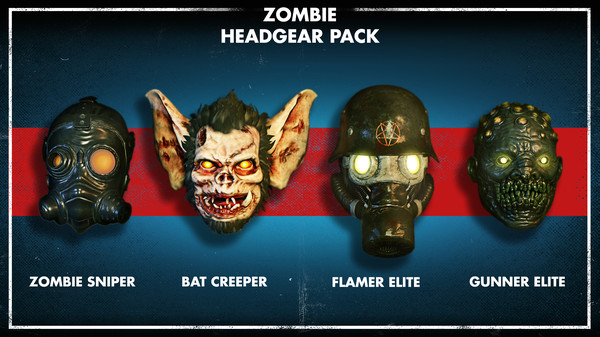 скриншот Zombie Army 4: Zombie Headgear Pack 4