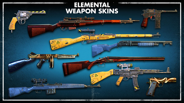 скриншот Zombie Army 4: Elemental Weapon Skins 2