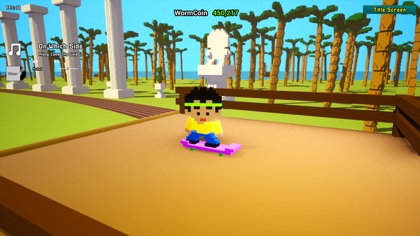 Скриншот из WormJuice Skateboarding 2021