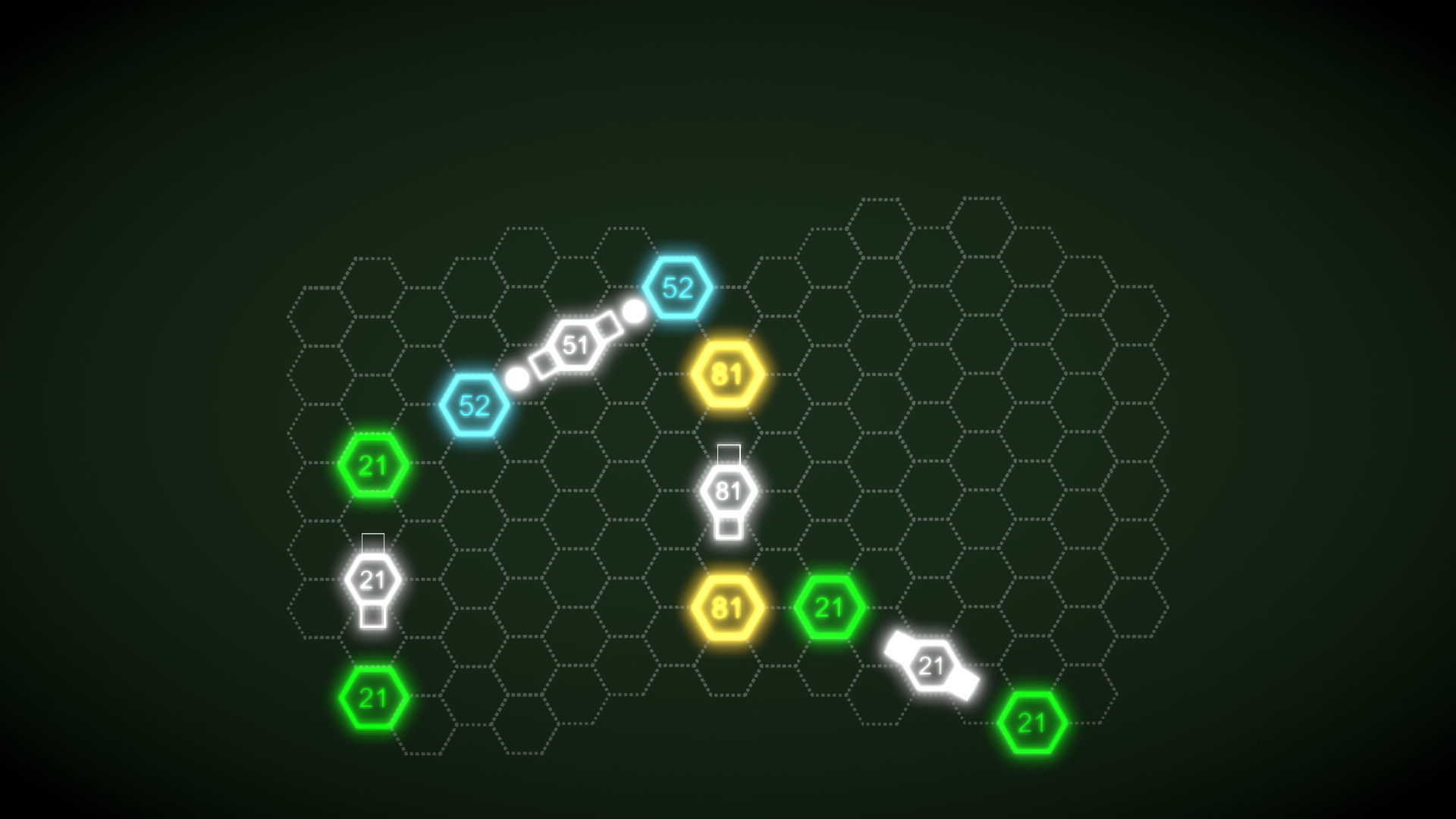 Destroy The Hexons - Math Logic Puzzle Game screenshot 1